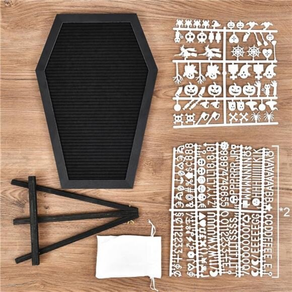 520 Characters Spooky Halloween Characters with Wooden Stand and Canvas Bag - Picture 5 of 7